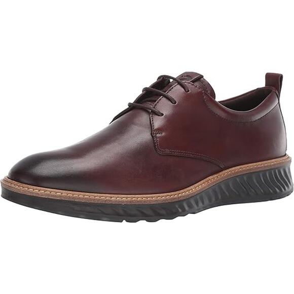 NWTECCO Men's ST.1 Hybrid Plain Toe Oxford - Cognac Size 9-9.5